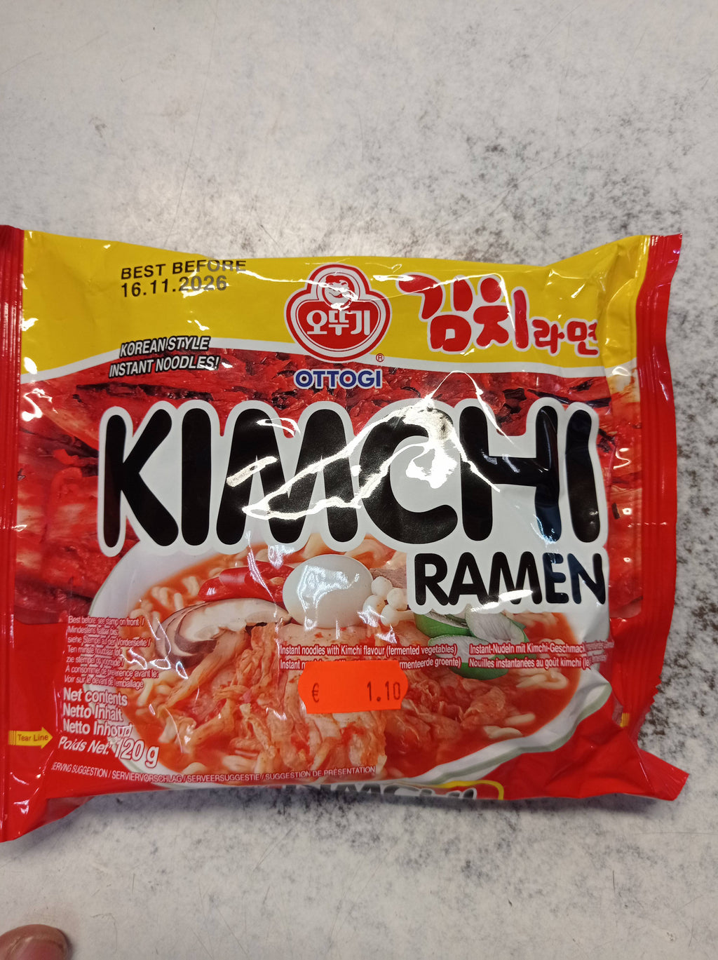 kimchi ramen ottoki