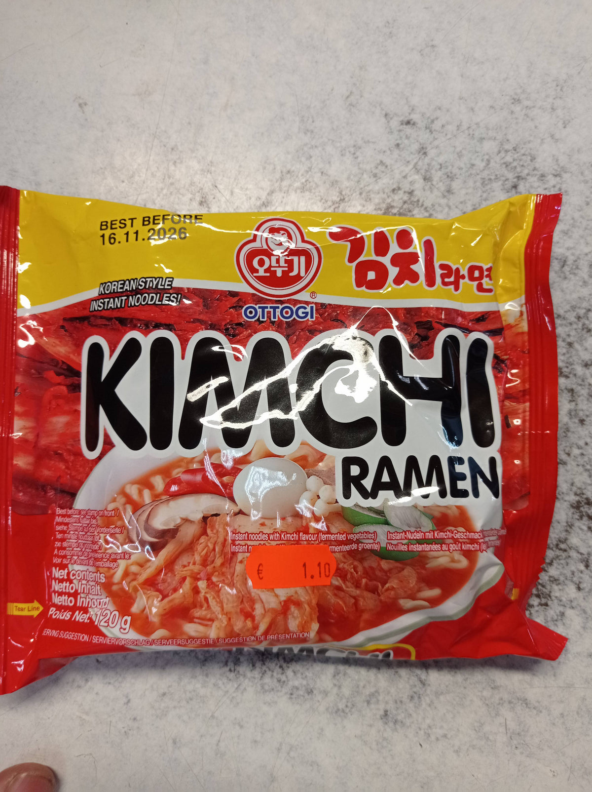 kimchi ramen ottoki