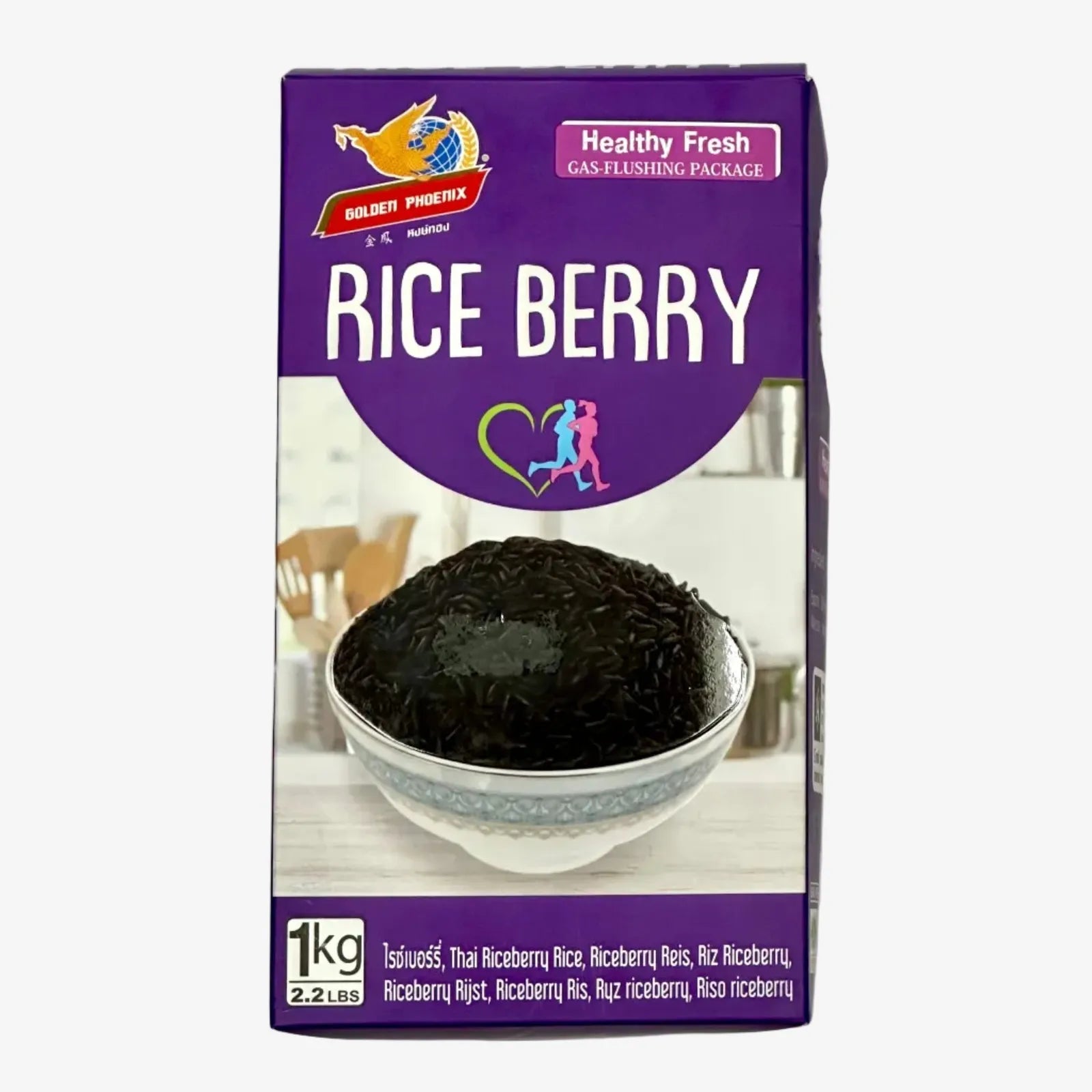 Riceberry - schwarzer Reis (1kg) | Golden Phoenix