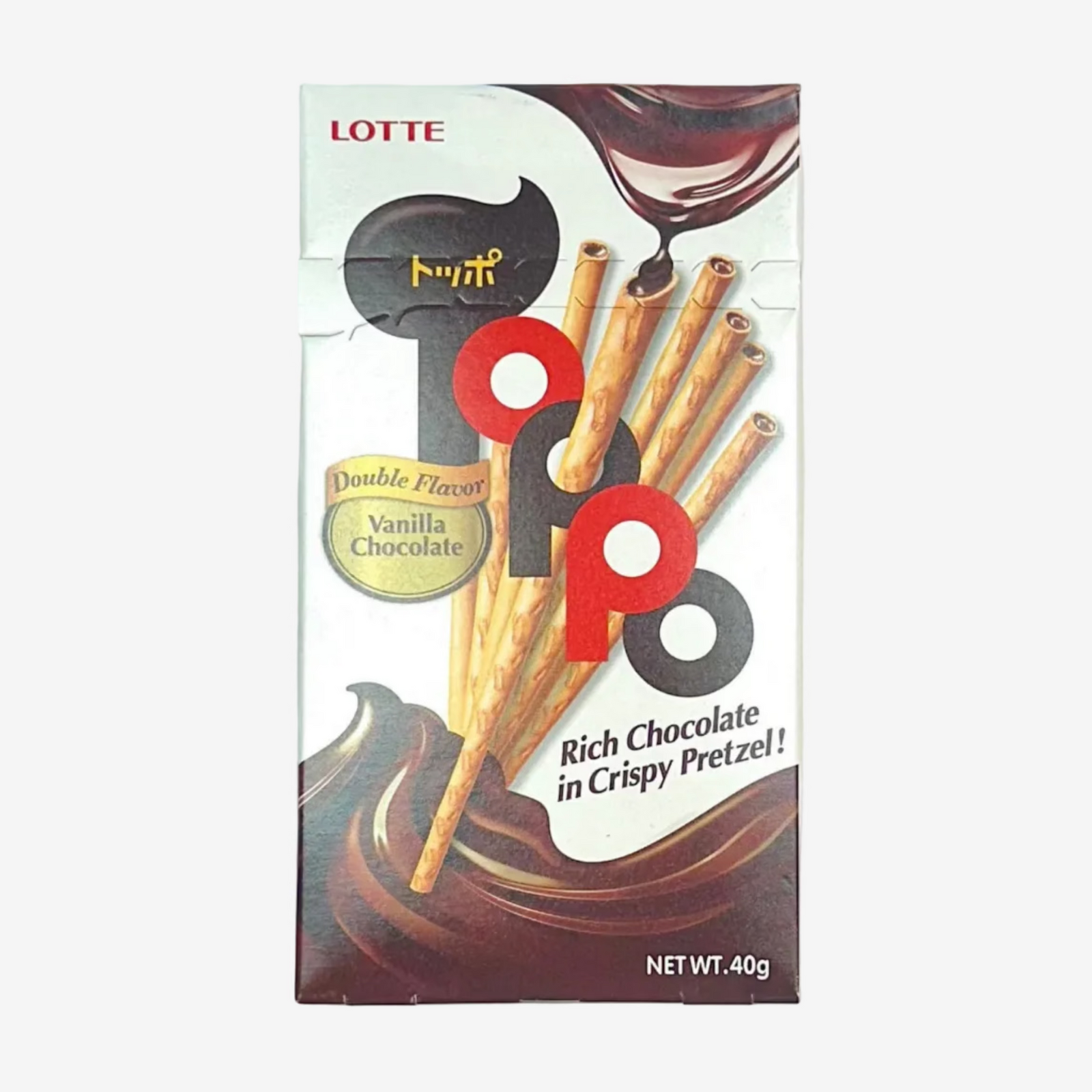 Toppo - Vanilla & Chocolate sticks (40g) | Lotte
