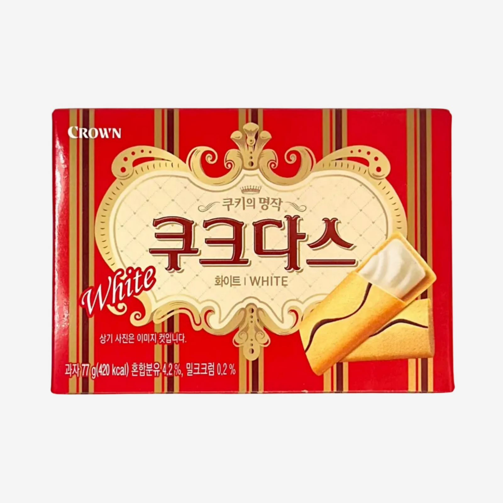 Couque D'asse White Cokkies  (77g) | Crown