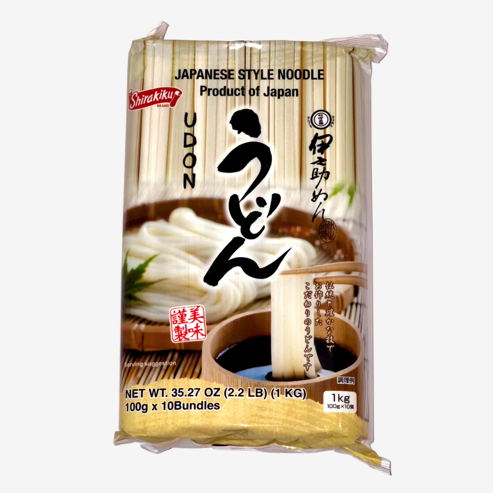 Udon Nudeln - Nihon Udon (10x100g)1KG | Shirakiku