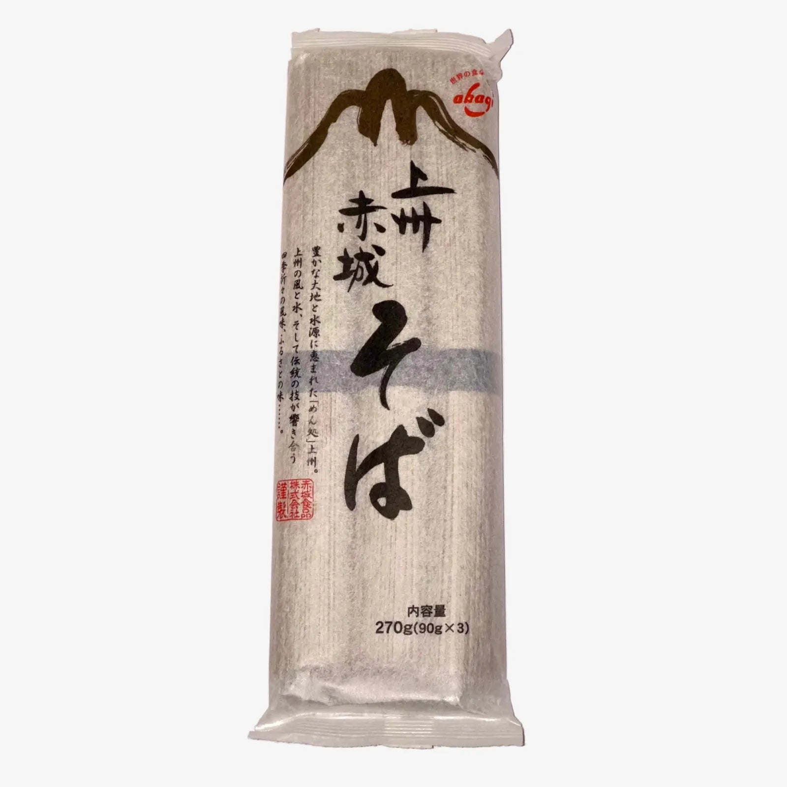 Akagi | Soba Joshu Nudeln (3x90g) 270g