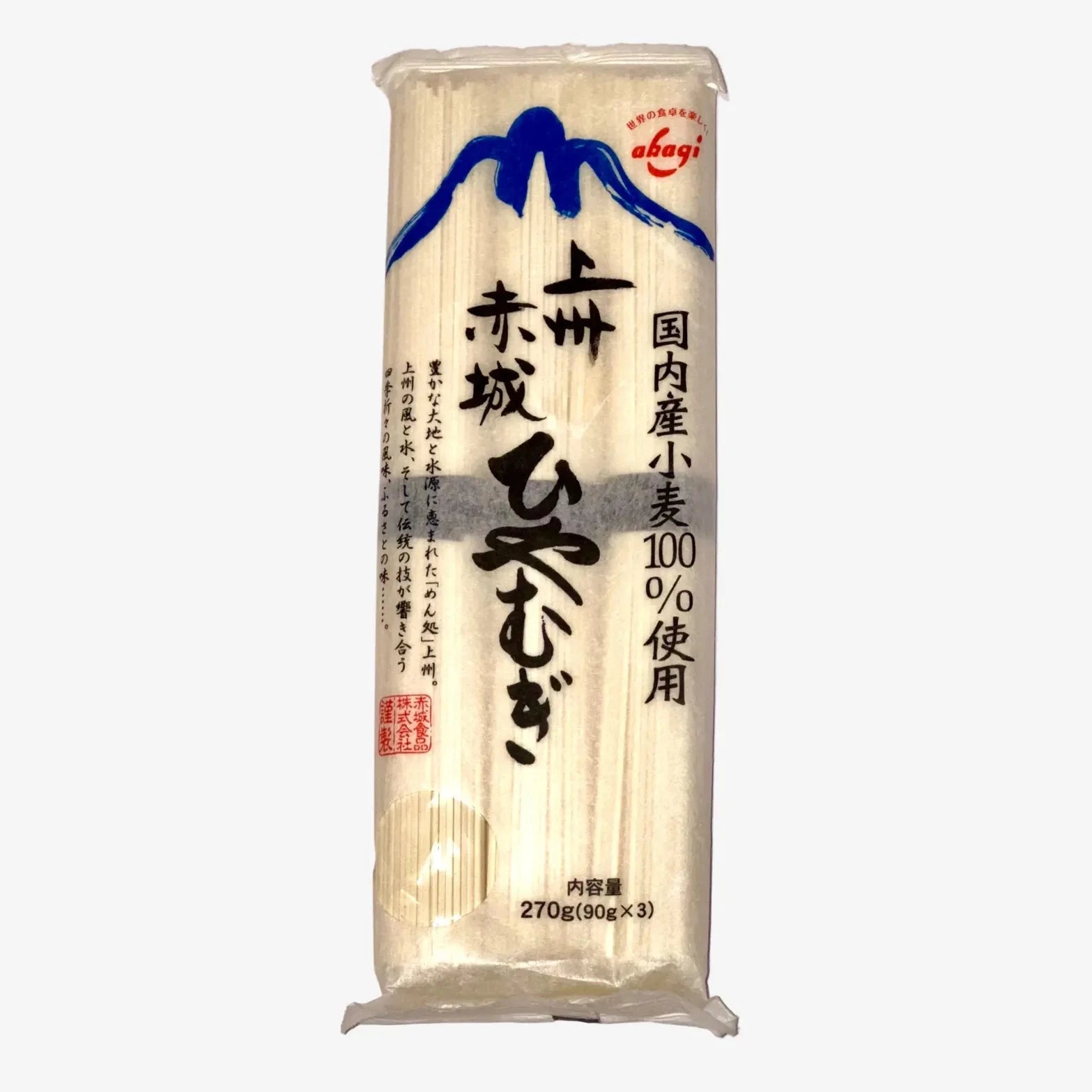 Akagi | Hiyamugi Joshu Nudeln (3×90g) 270g