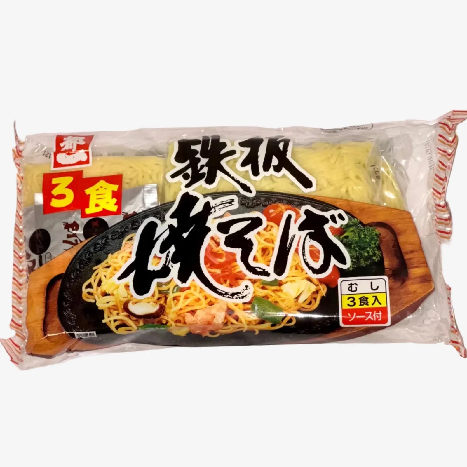 Miyakoichi Teppan Yakisoba mit Sauce 3 Portionen 480g