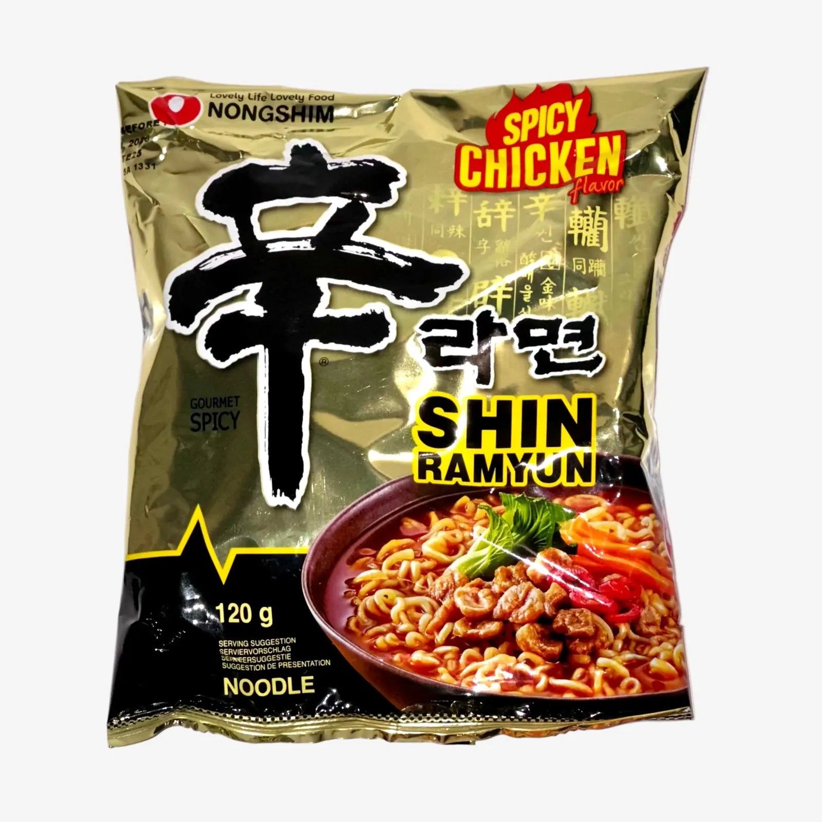 Shin Spicy Chicken Ramen (120g) | Nongshim