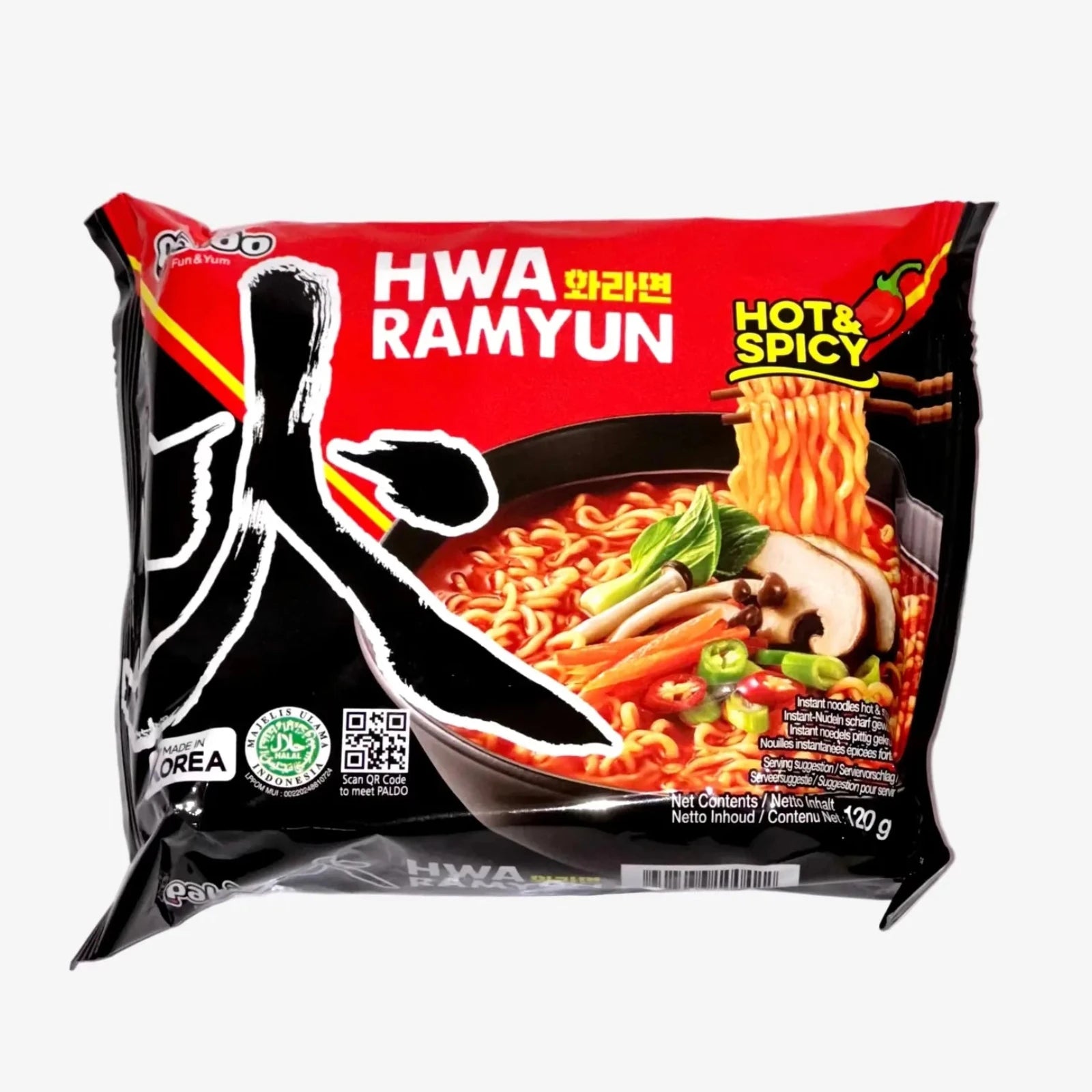 Hwa Hot & Spicy Ramen (120g) | Paldo