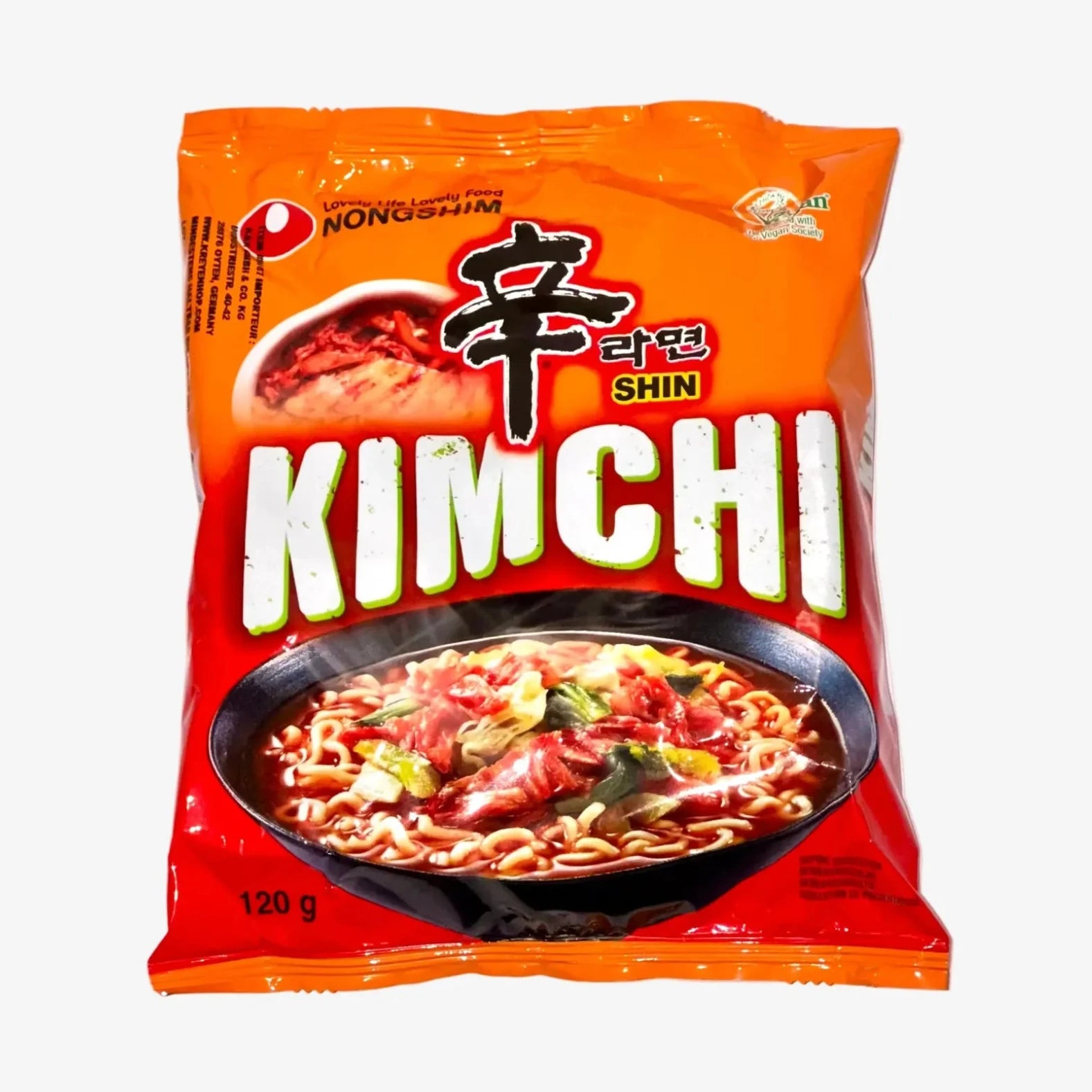 Shin Kimchi Ramen (120g) | Nongshim