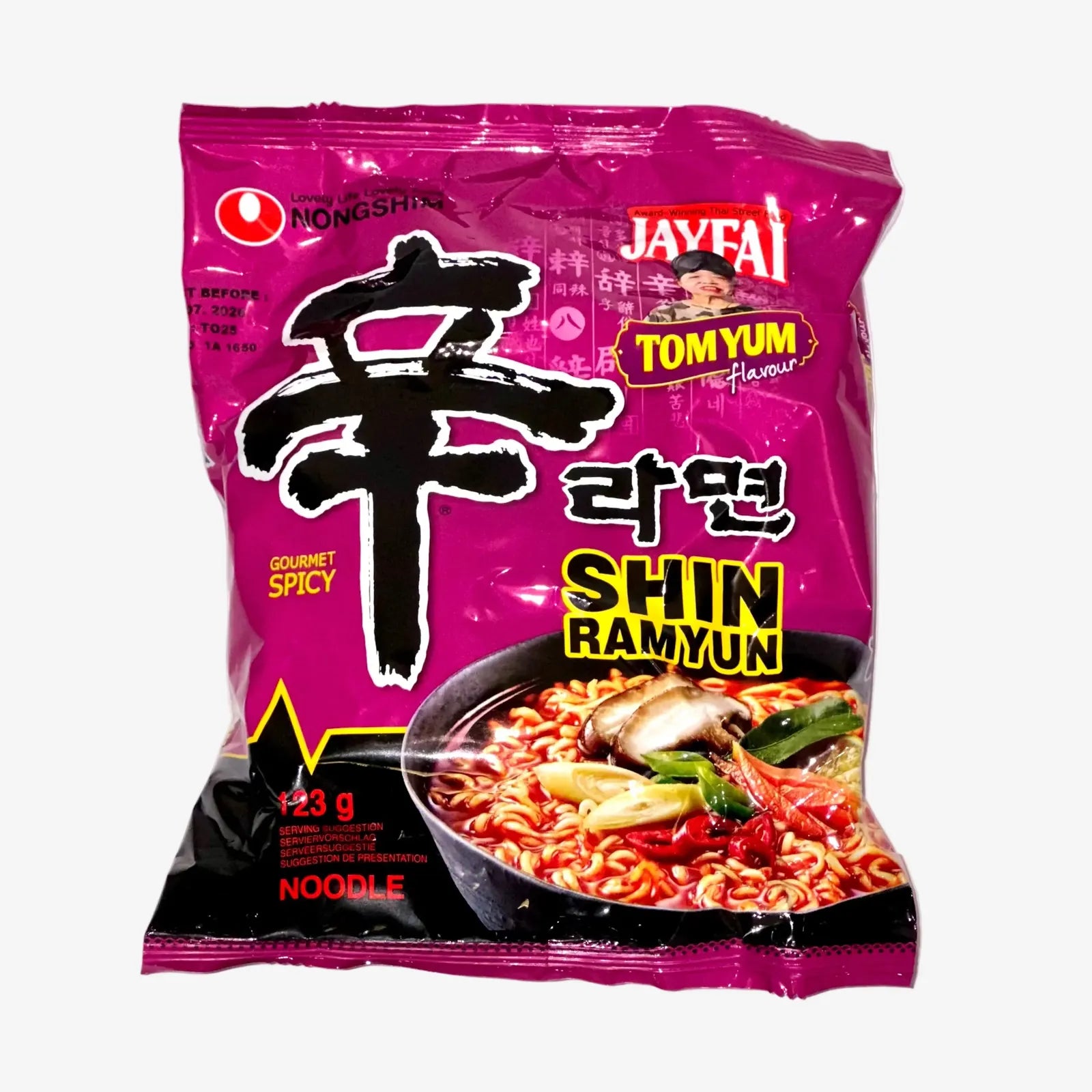 Shin TomYum Flavor Ramen (123g) | Nongshim