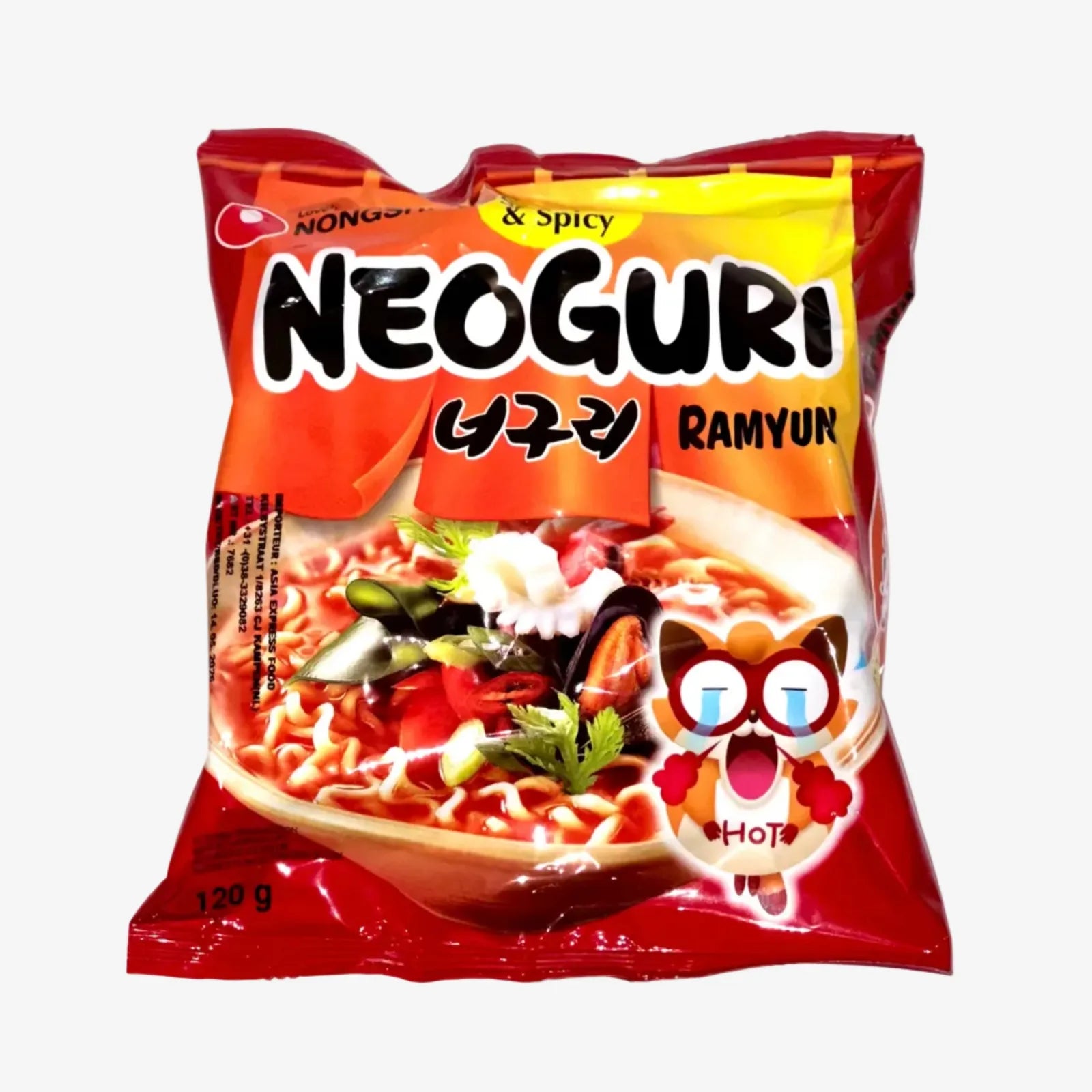 Neoguri Spicy Ramen (120g) | Nongshim