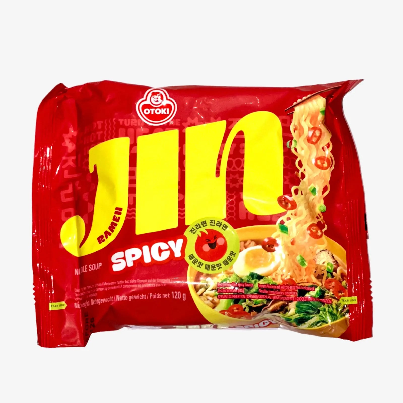 Jin Spicy Ramen (120g) | Ottogi