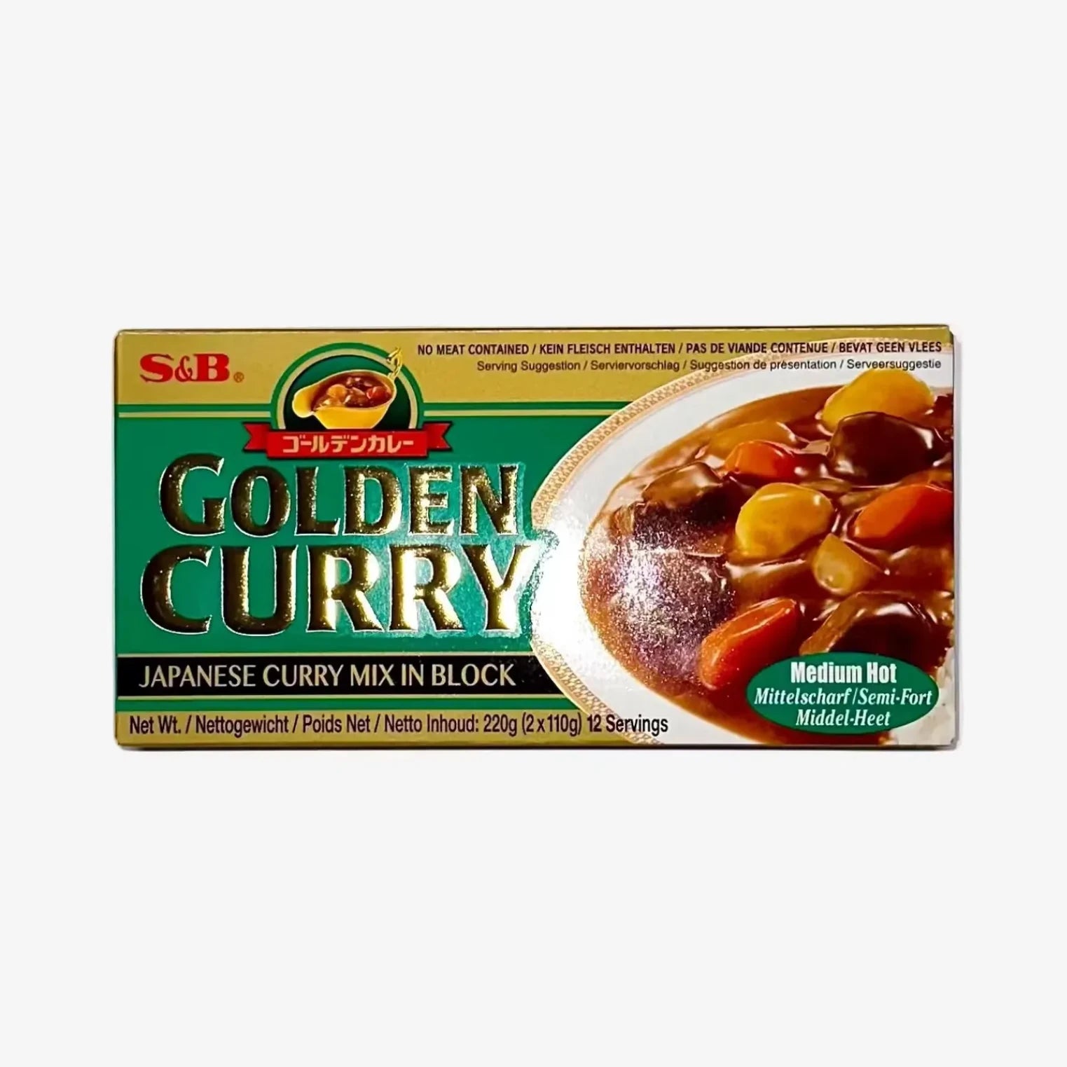 S&B | Golden Curry medium hot (220 g)