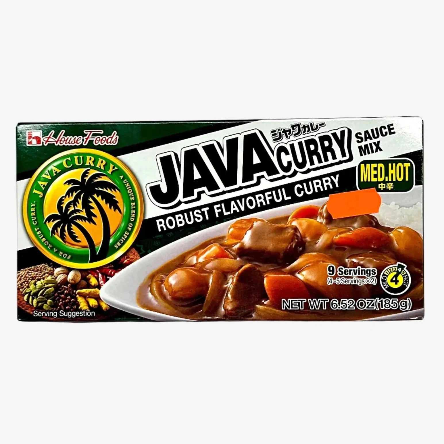 House Foods | Java Curry Medium Hot (185 g)
