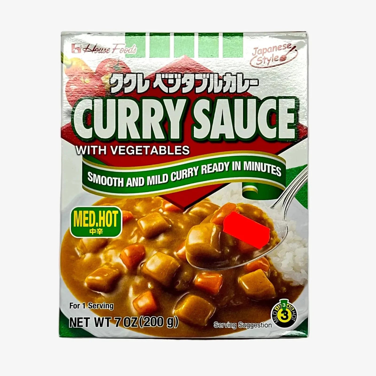 House Foods | Vegetable Curry Medium Hot (200g)
