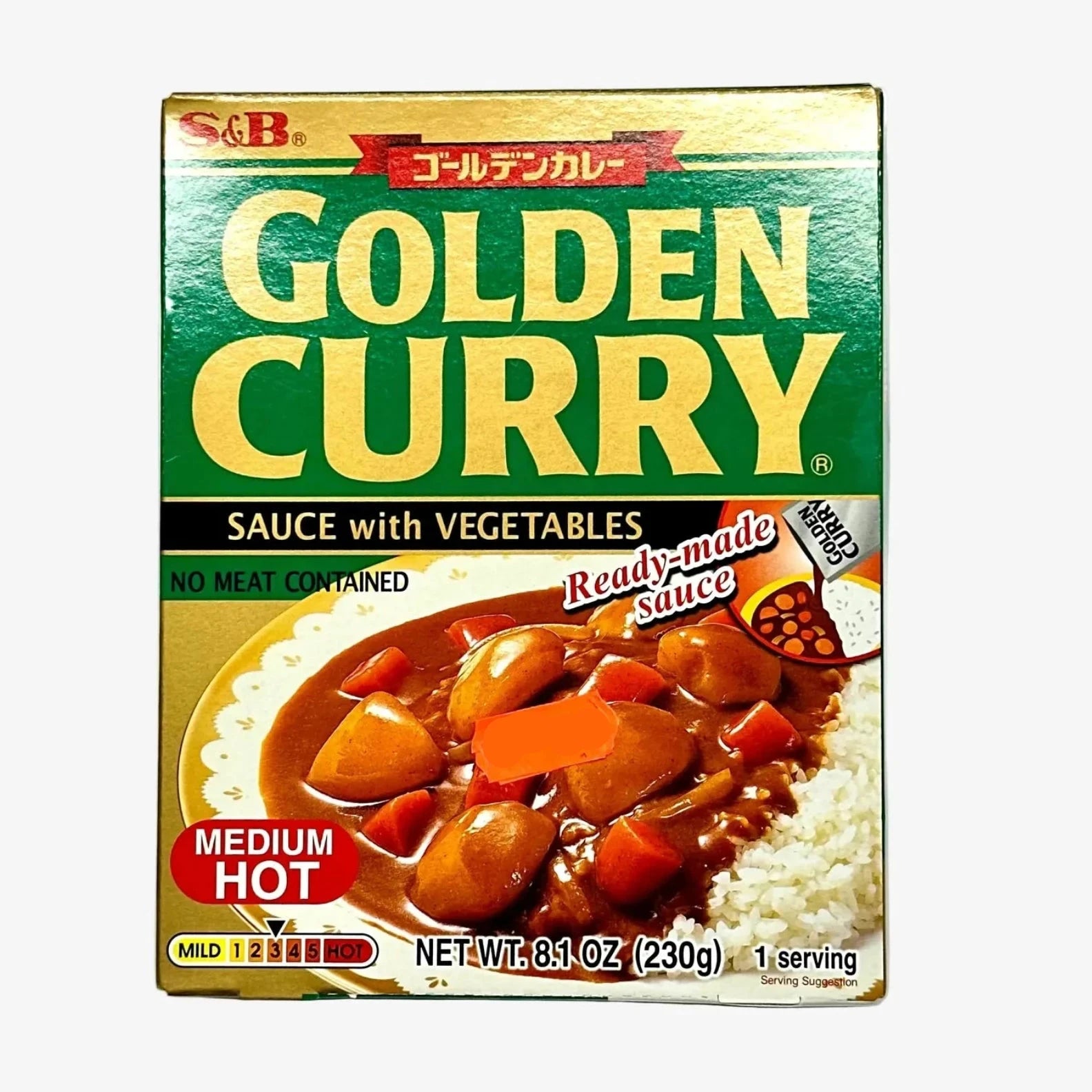 S&B | Golden Curry mild – Sauce mit Gemüse (230g)