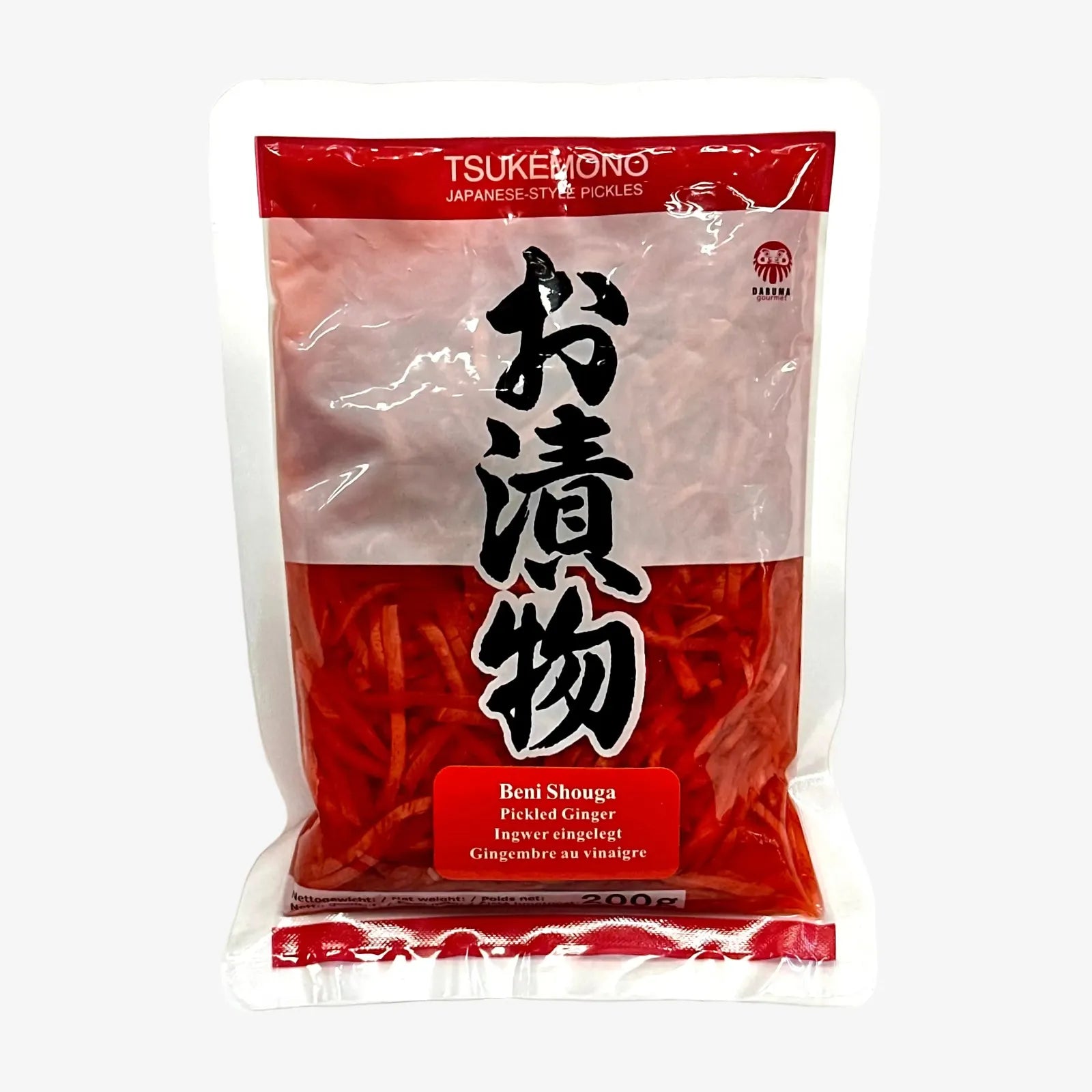 Beni Shoga - Eingelegter roter Ingwer (200g) | Daruma
