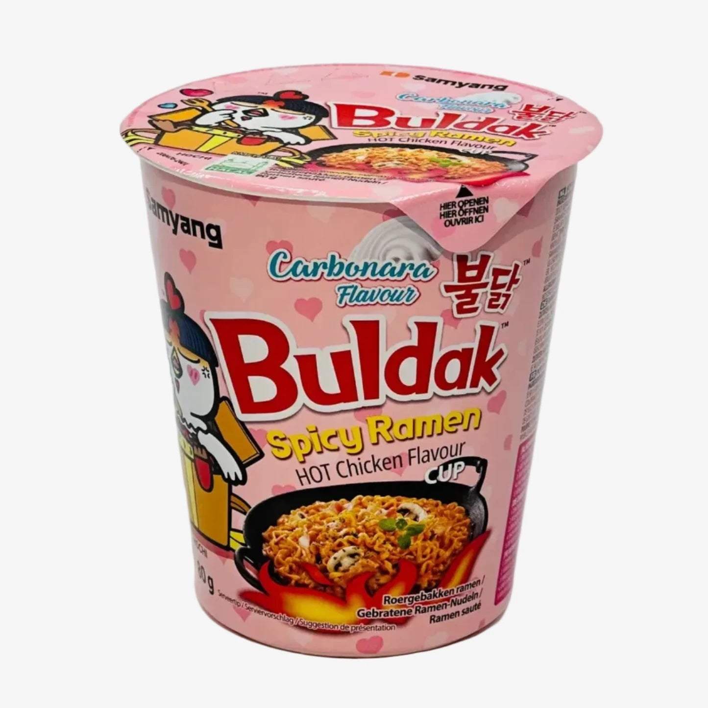 Buldak Carbonara Cup Ramen (80g) | Samyang