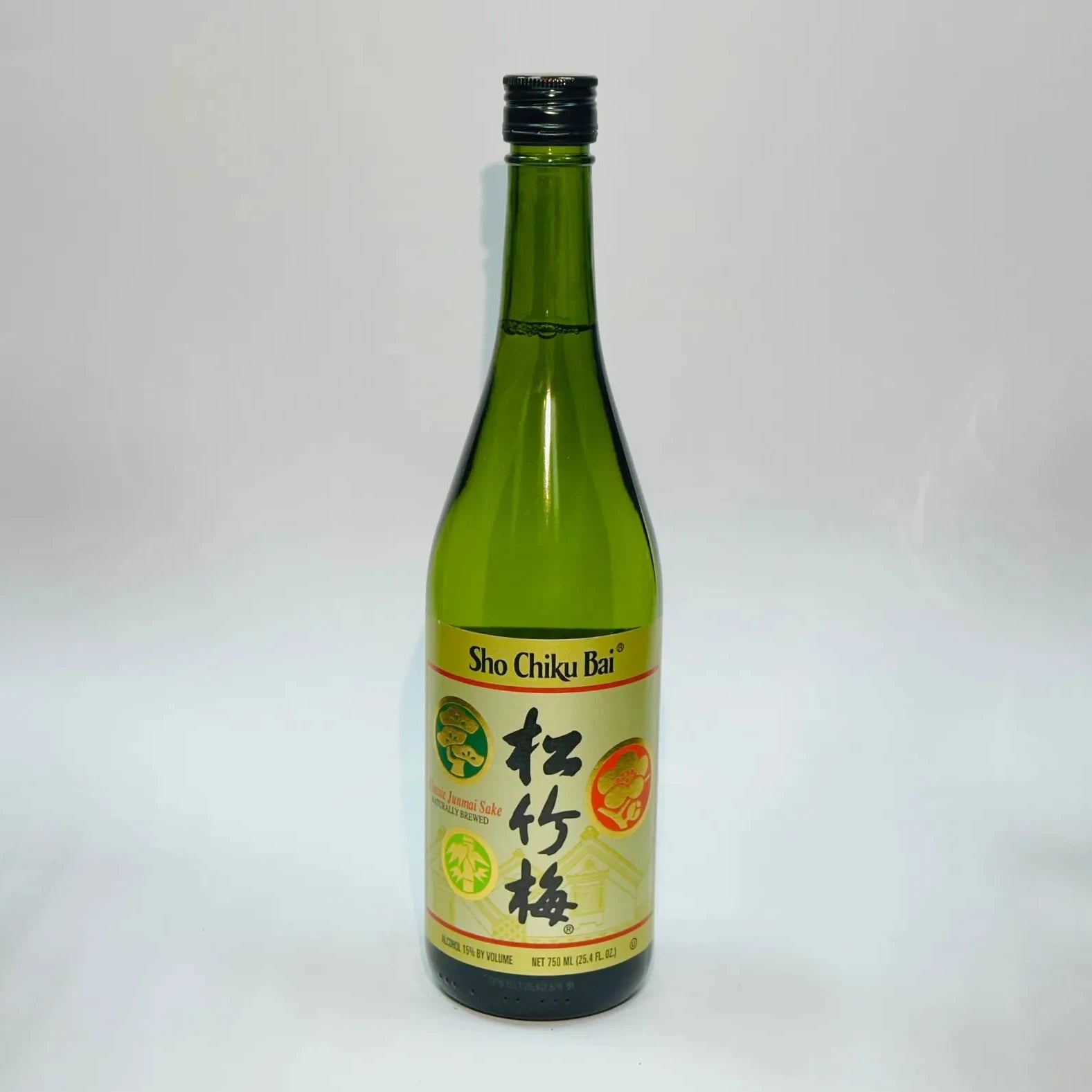 Junmai Sake 15 % Alc. (750 ml) | Sho Chiku Bai