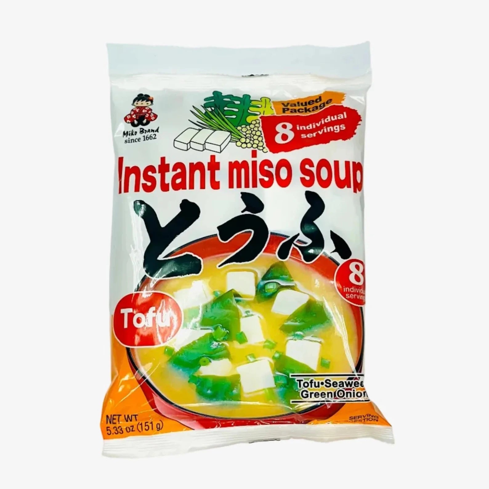 Instant Miso Suppe Tofu (171g) | Miyasaka Miko