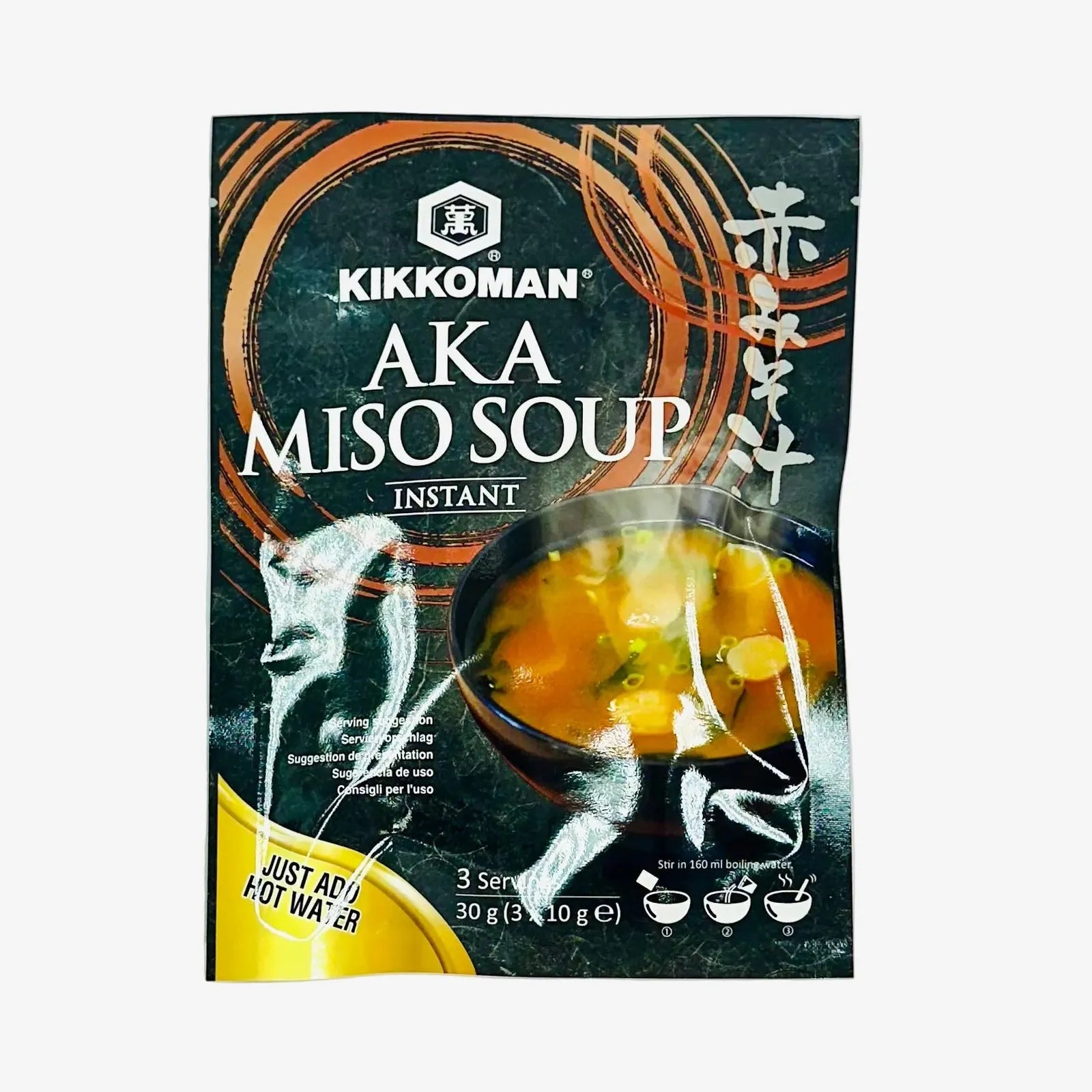 Instant Aka (rote) Miso Suppe(30g) | Kikkoman
