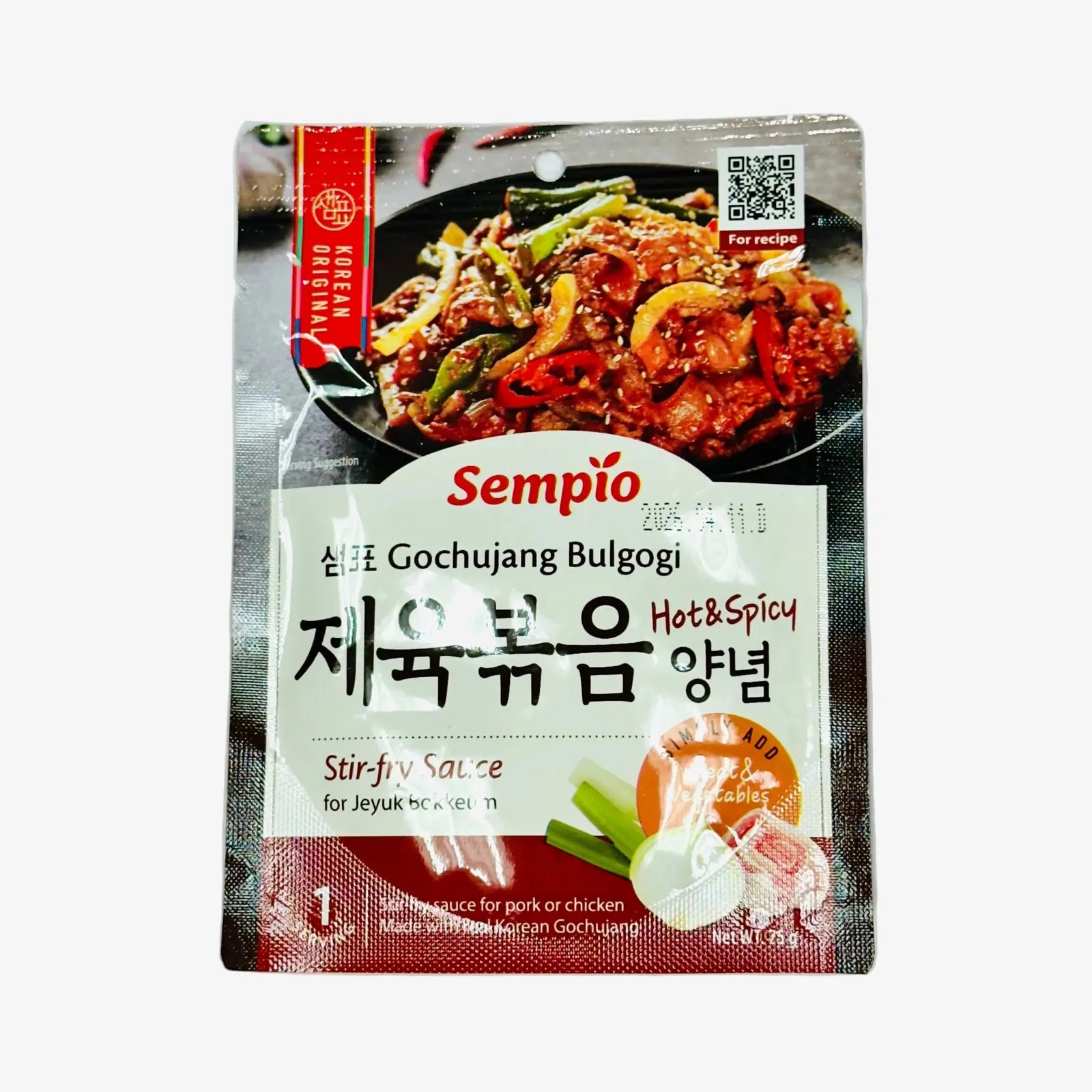 Bulgogi Stir-Fry Sauce Spicy (75g) | Sempio