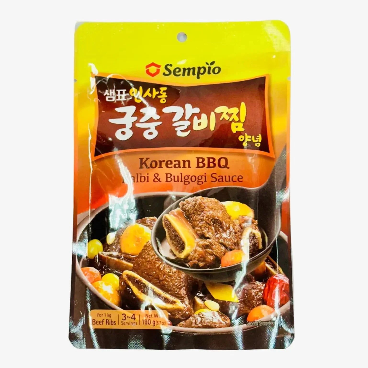 Galbi Jim - geschmorte Rindrippen (190g) | Sempio