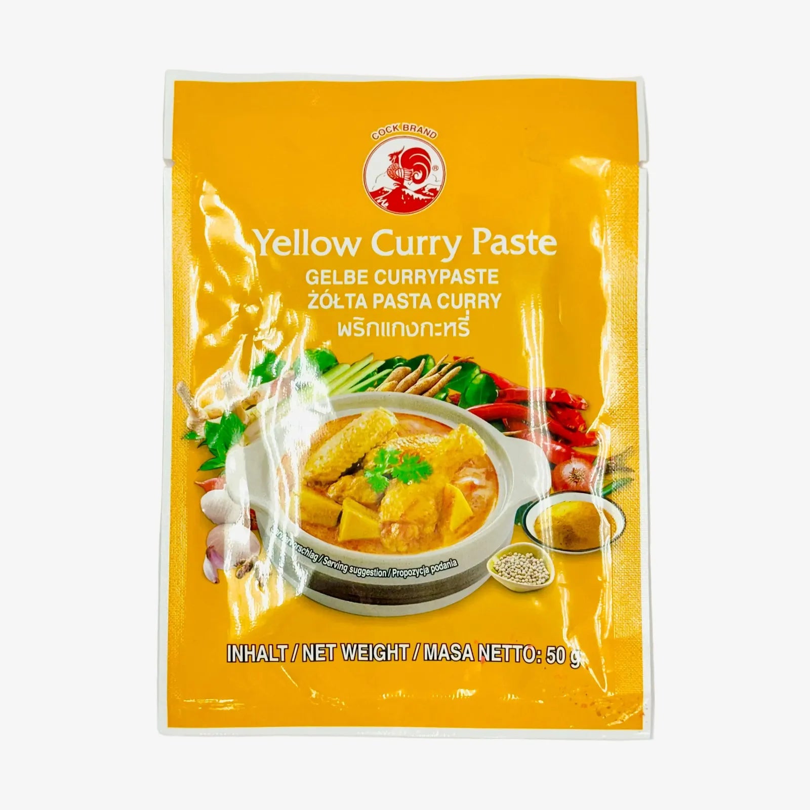 Yellow Curry Paste (50g) | Cock Brand