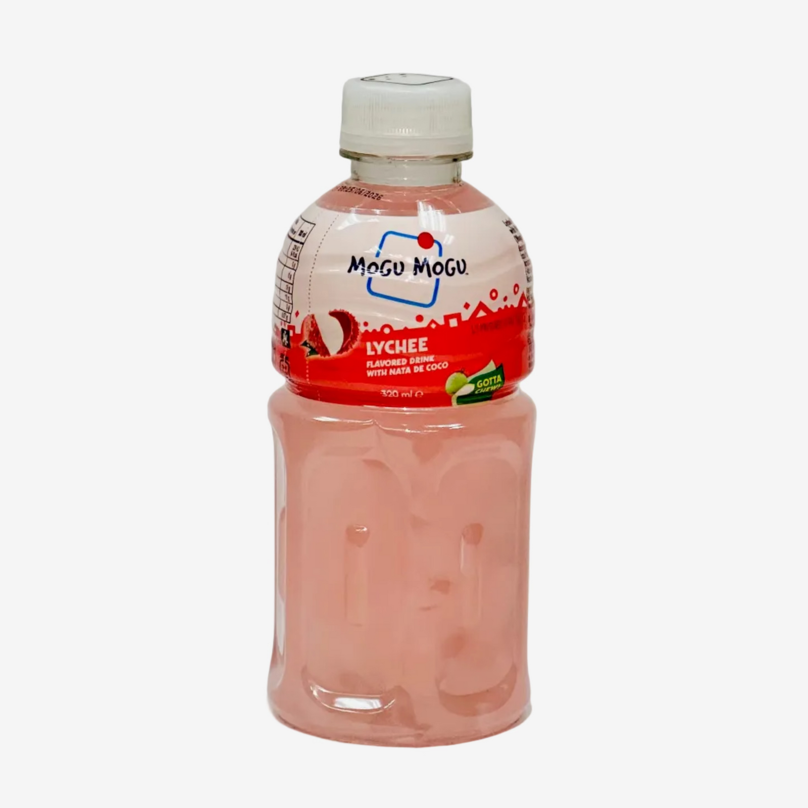 Lychee Drink mit Nata de Coco (320ml) | Mogu Mogu