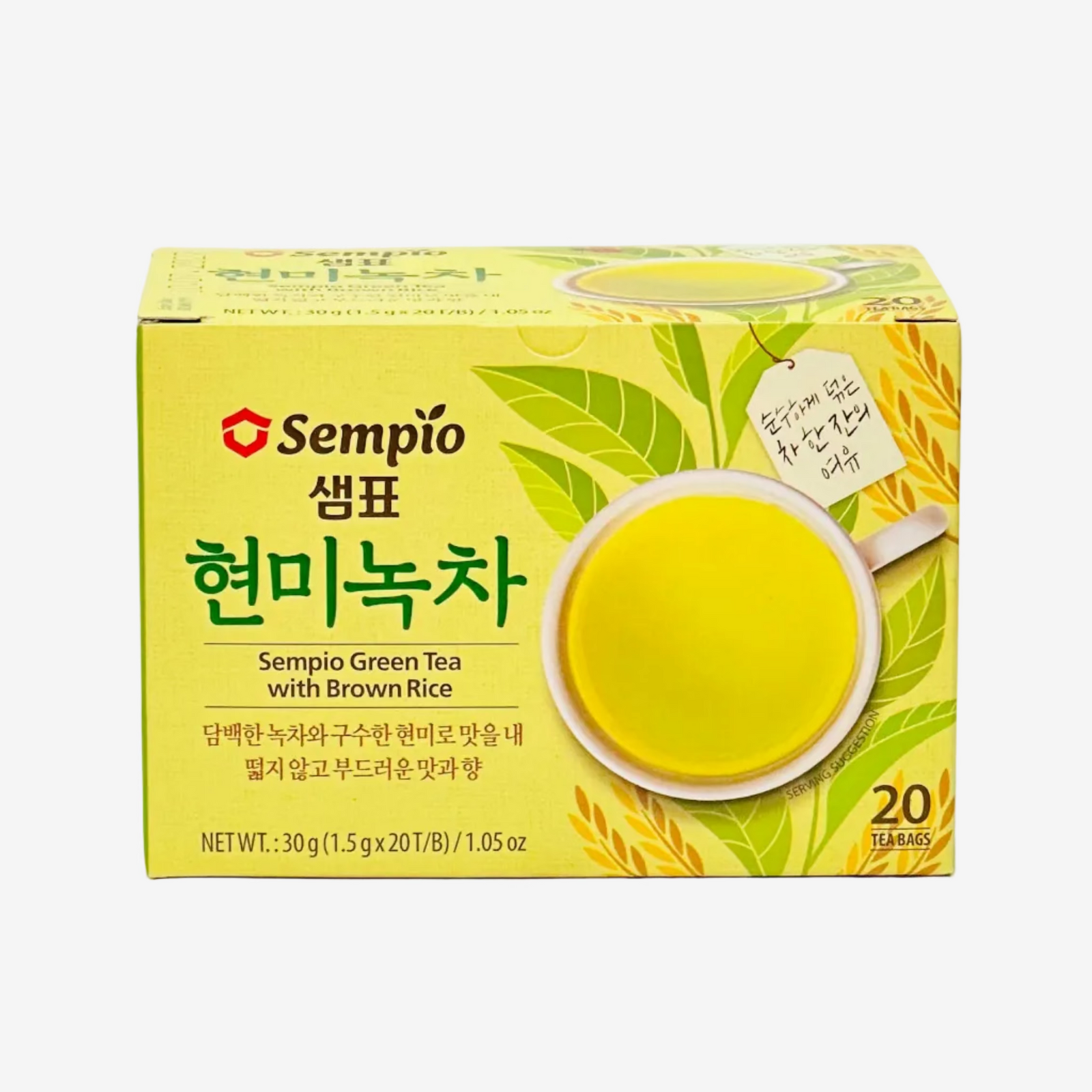 Grüner Tee mit braunem Reis (30g) | Sempio