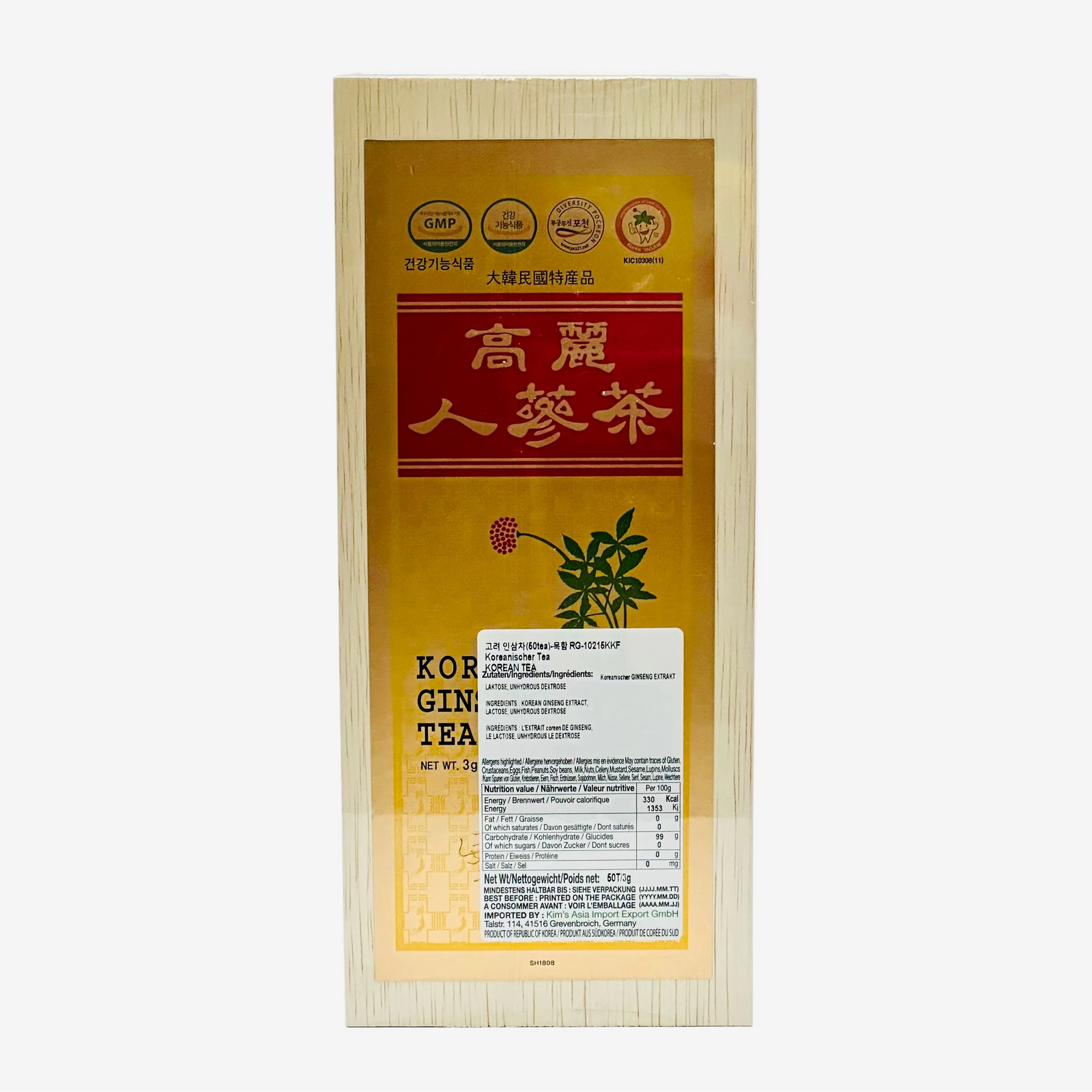 Koreanischer Ginseng Tee (60 x 3g)
