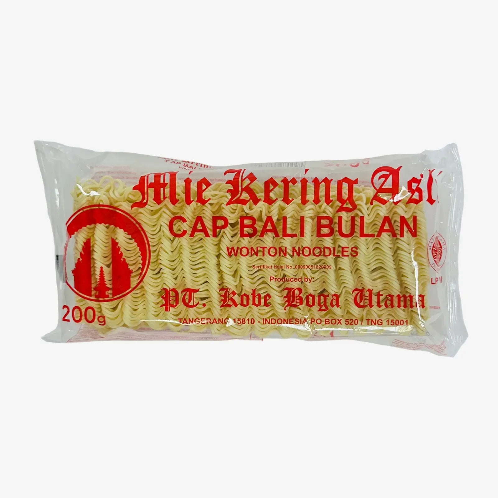 Mie Kering Asli Noodles 200g - Cap Bali Bulan | LP POM