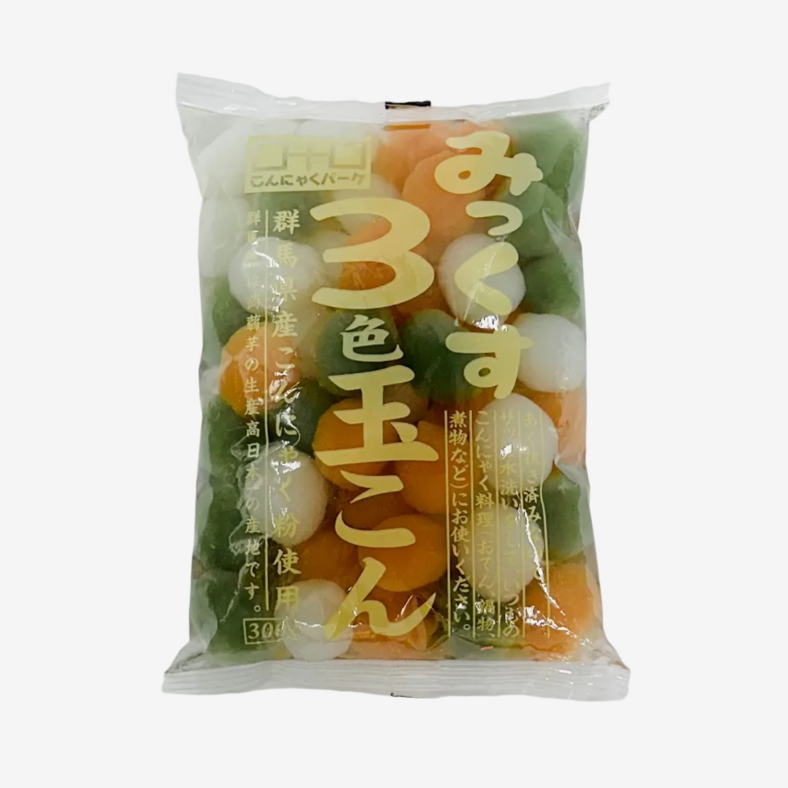 Konnjaku San Shoku Tama - Konjak (300g) | Konnyaku Park