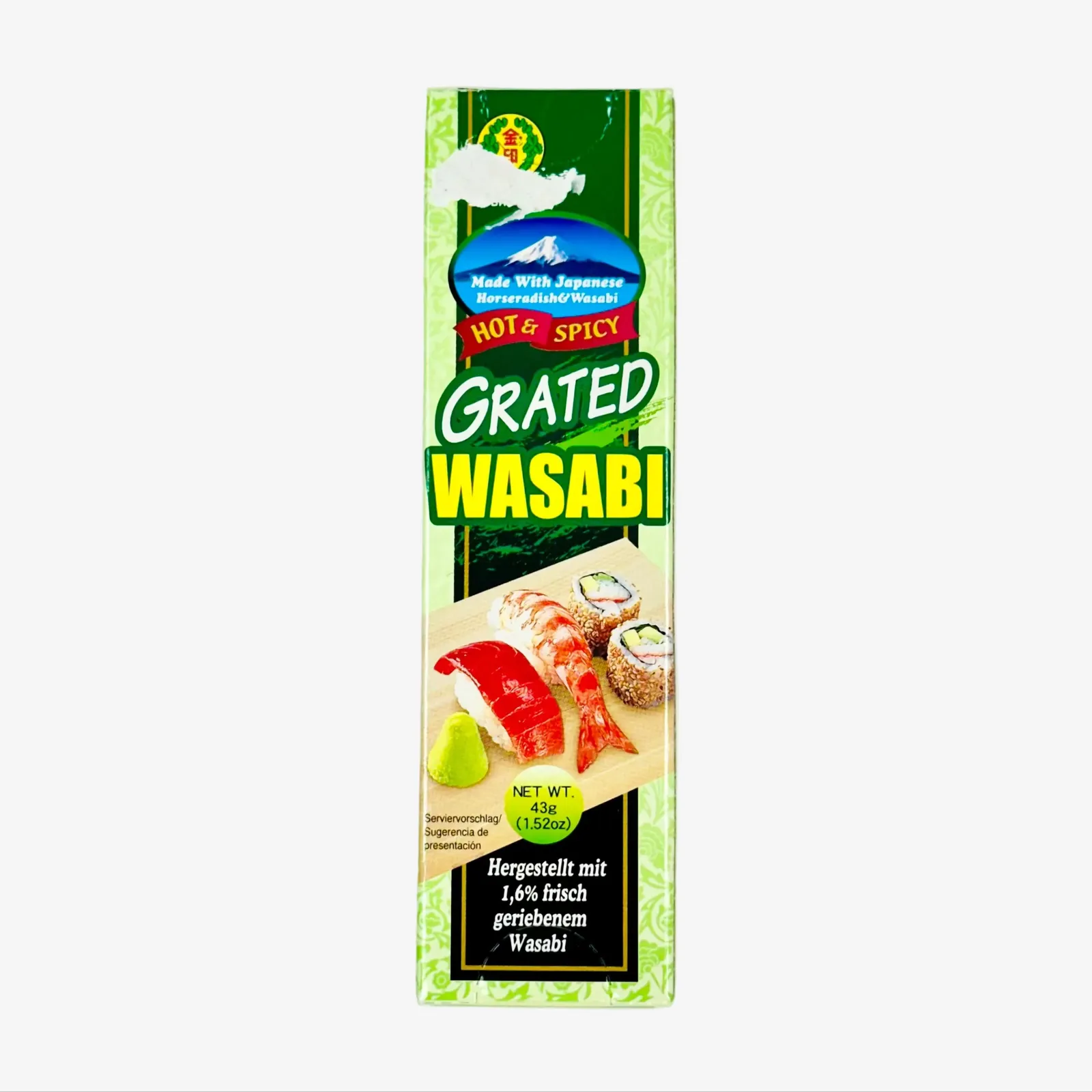 Wasabi - Hot & Spicy (43g) | Kinjirushi Brand