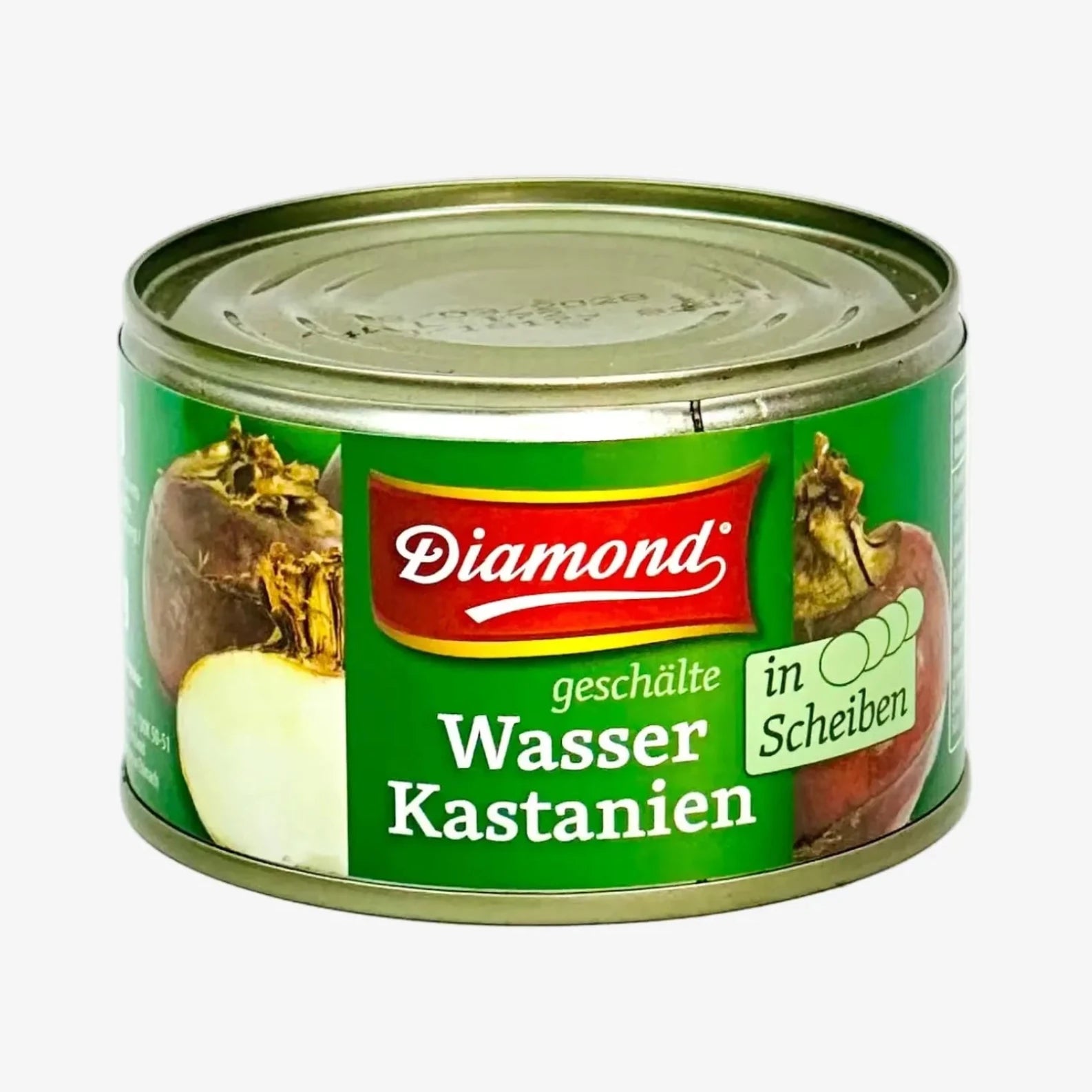 Wasserkastanien geschnitten (227g) | Diamond