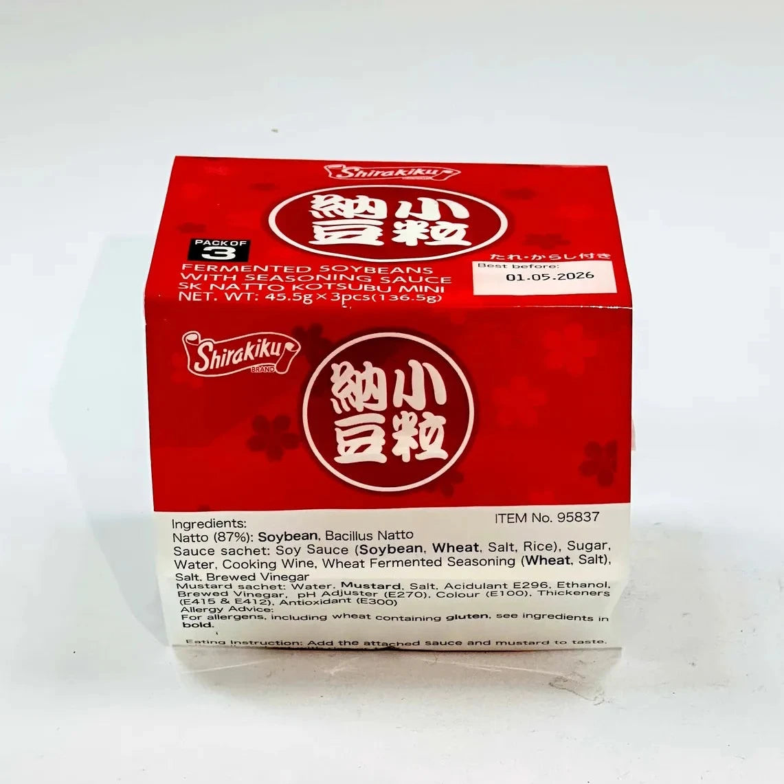 Shirakiku Natto Kotsubu Mini (3x45,5g) | Shirakiku