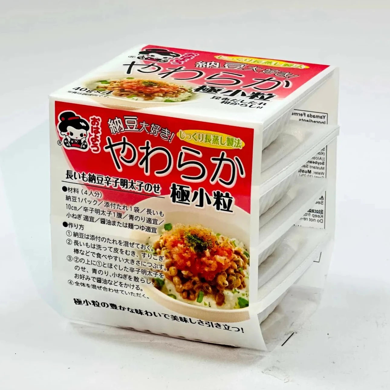 Natto Yawaraka Goku Kotsubu (4x40g) | OHAYO