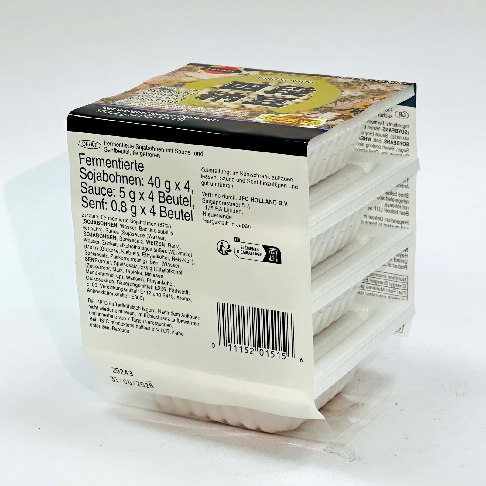 Yondan Natto - Natto Mini (4x45,8g) | J-Basket