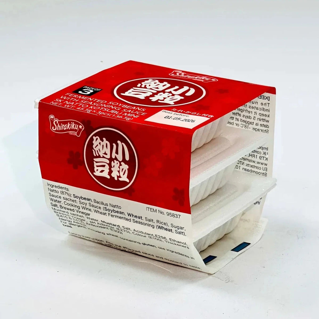 Shirakiku Natto Kotsubu Mini (3x45,5g) | Shirakiku