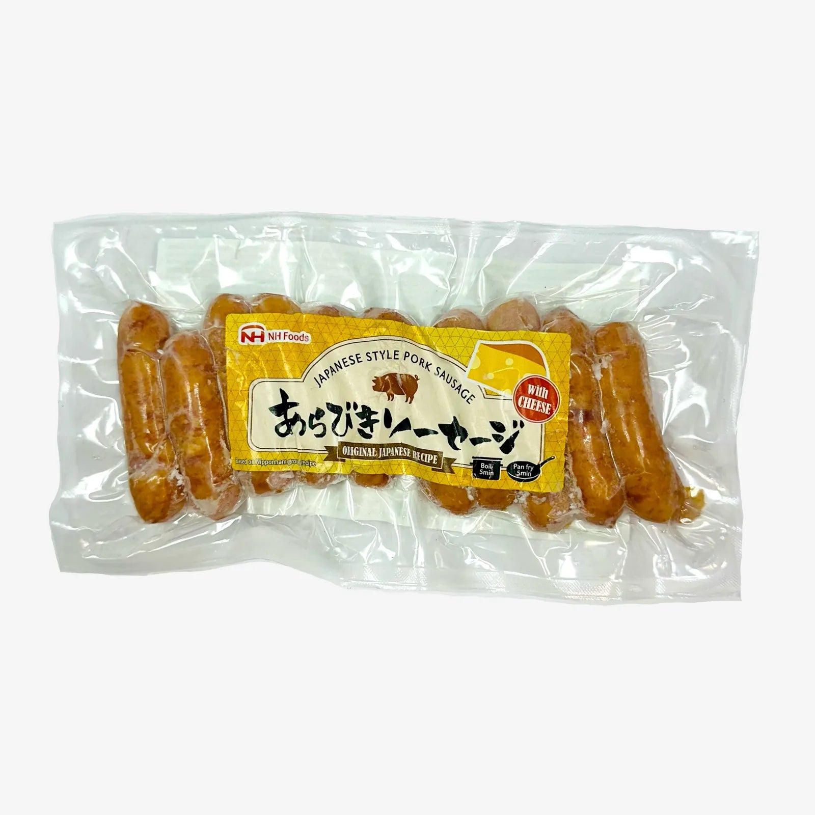 Japanese style sausage with cheese (185g) | NH Foods
