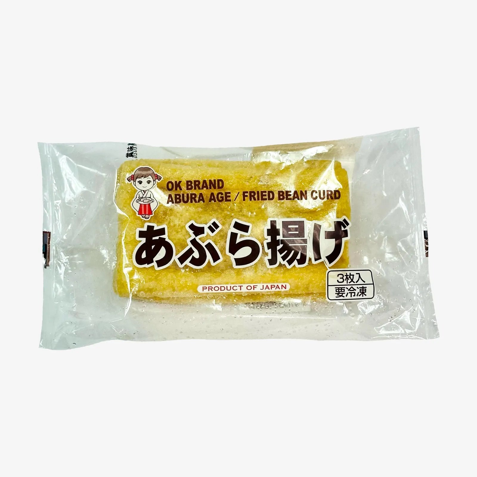 Aburaage - Frittierter Tofu (3x16g)  | OK Brand