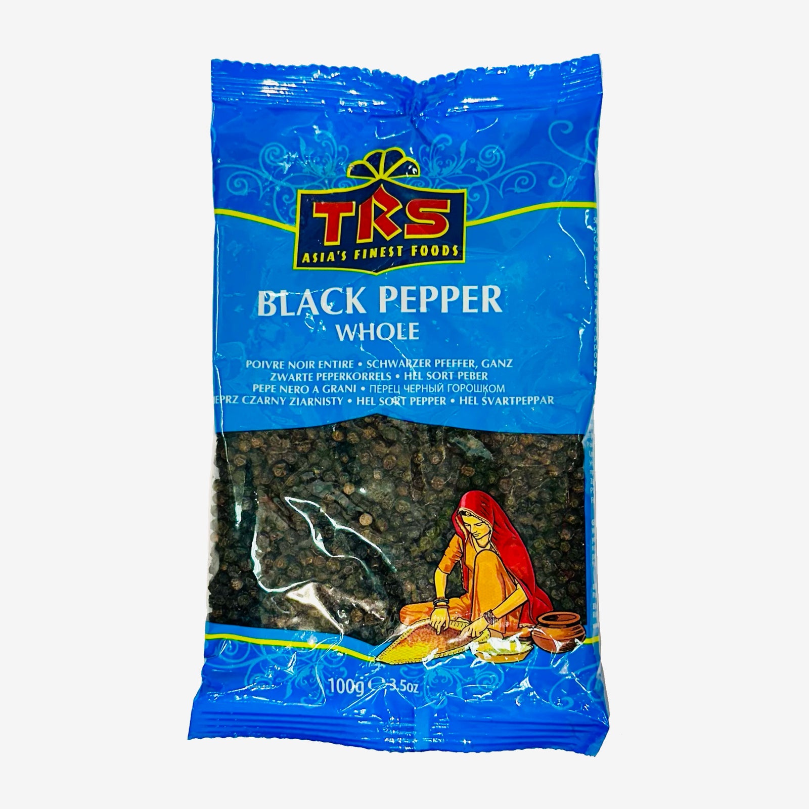 Ganze Schwarze Pfefferkörner (100g) | TRS
