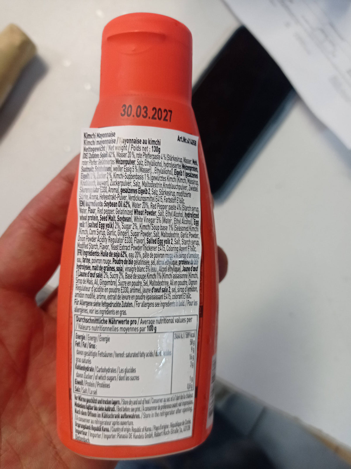 kimchi mayo